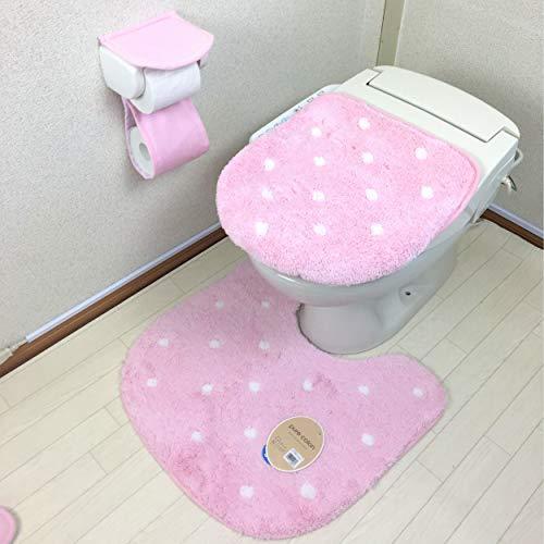 激安人気新品 ピュアコロンミュー 吸 ピュアコロンミュー オカ フリーサイズ ペーパーホルダーカバー ピンク おしゃれ 3点 セット トイレマット トイレ用品 Www Solidarite Numerique Fr