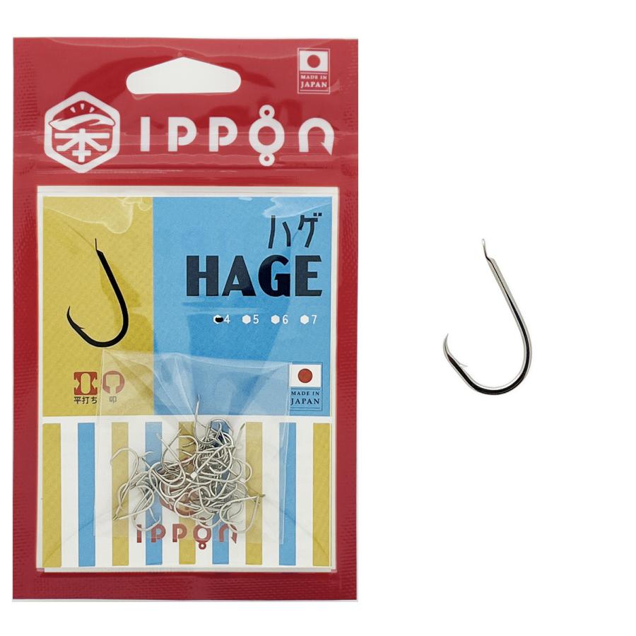メール便可/ IPPON (一本) ハゲ ニッケルコート 4号/50本入〜7号/50本 