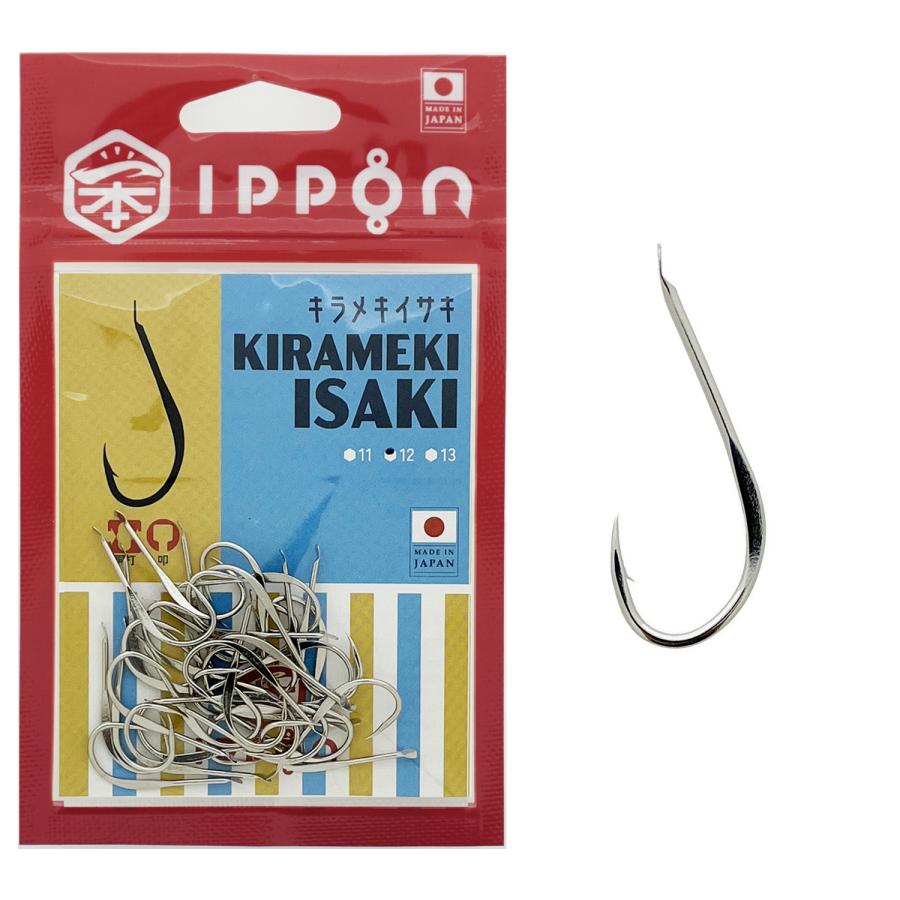 メール便可/ IPPON (一本) キラメキ イサキ ニッケルコート 11号/36本