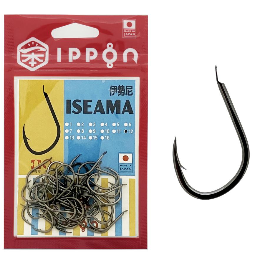 メール便可/ IPPON (一本) 伊勢尼 ブラックコート 6号/54本入〜16号/28