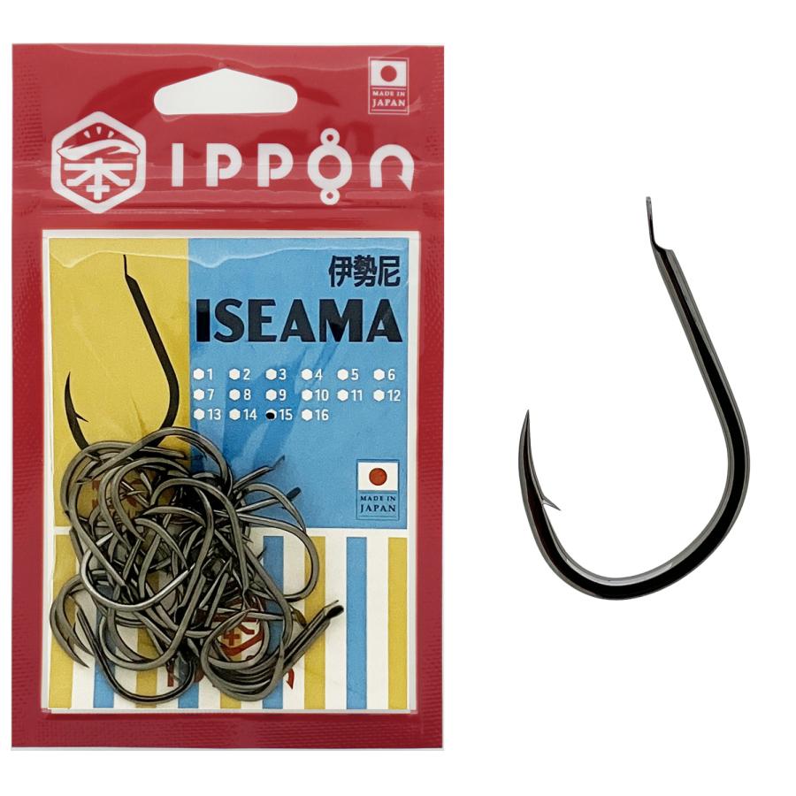 メール便可/ IPPON (一本) 伊勢尼 ブラックコート 6号/54本入〜16号/28