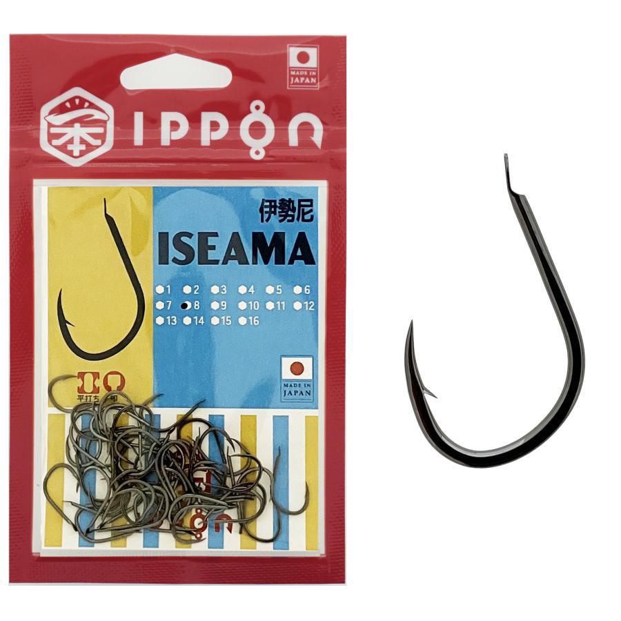 メール便可/ IPPON (一本) 伊勢尼 ブラックコート 6号/54本入〜16号/28
