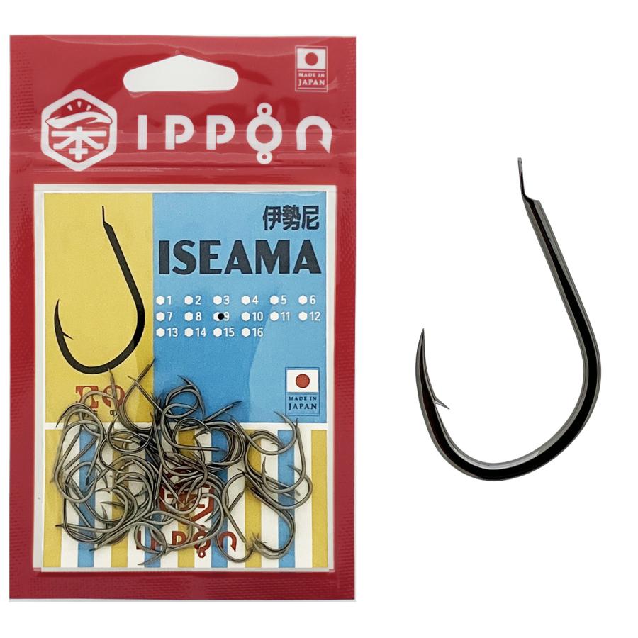 メール便可/ IPPON (一本) 伊勢尼 ブラックコート 6号/54本入〜16号/28