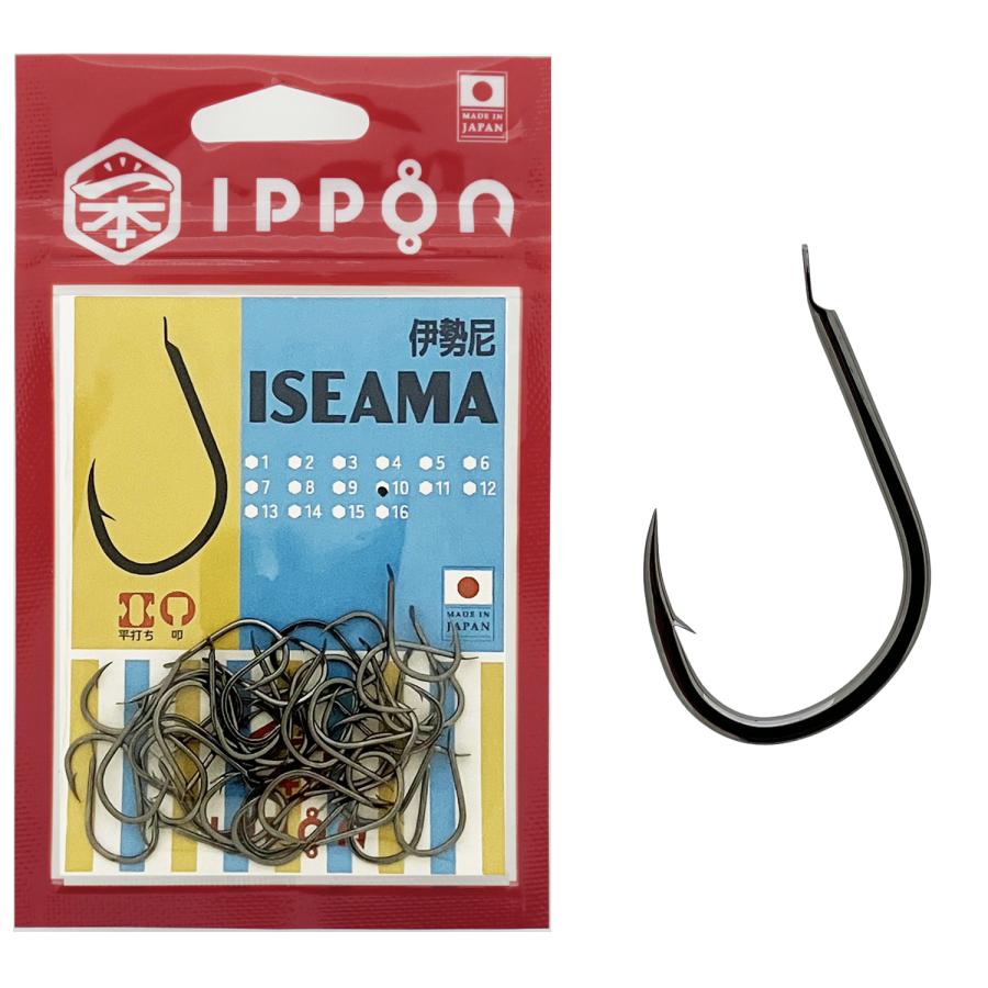 メール便可/ IPPON (一本) 伊勢尼 ブラックコート 6号/54本入〜16号/28