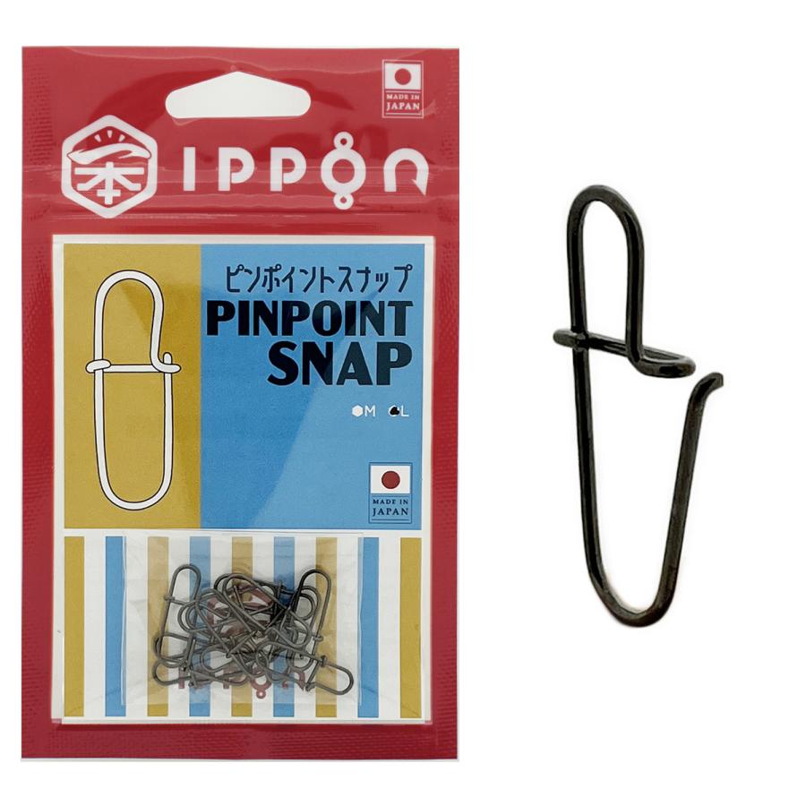 メール便可/ IPPON (一本) ピンポイントスナップ Mサイズ/12個入〜L