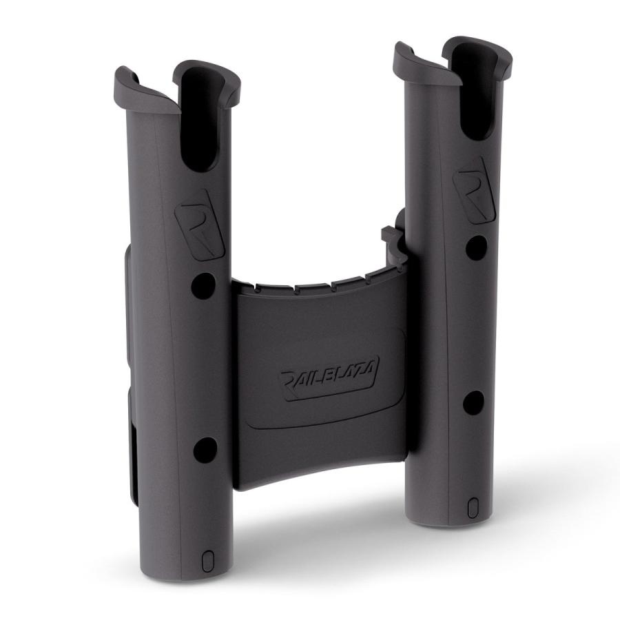 Rail Blaza (レイルブレイザ) ロッドストウ (収納付きロッドホルダー) ダブル カヤック マウント フィッシング