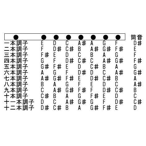 天柊 篠笛 六本調子 正律管ドレミ調 :