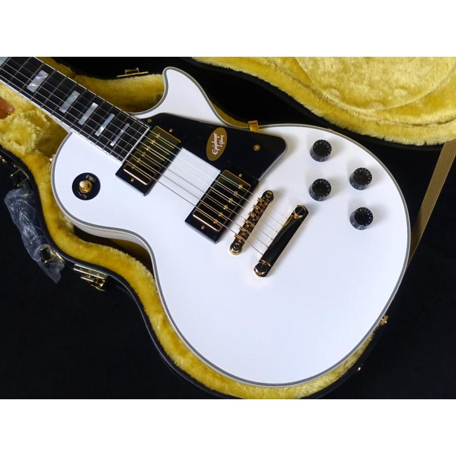 Epiphone ＜エピフォン＞ Inspired By Gibson Custom Les Paul Custom Alpine White｜rockin-nagoya-sakae｜03