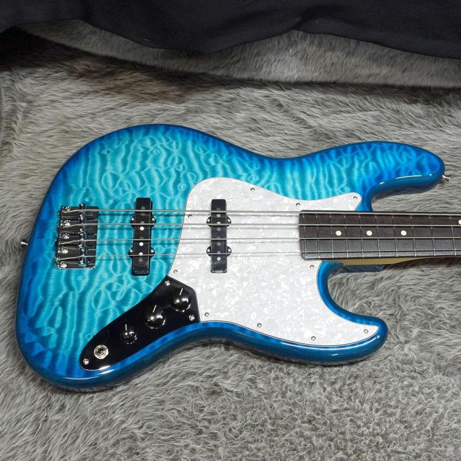 Fender 2024 Collection Made in Japan Hybrid II Jazz Bass RW Quilt Aquamarine｜rockin-toyota｜06