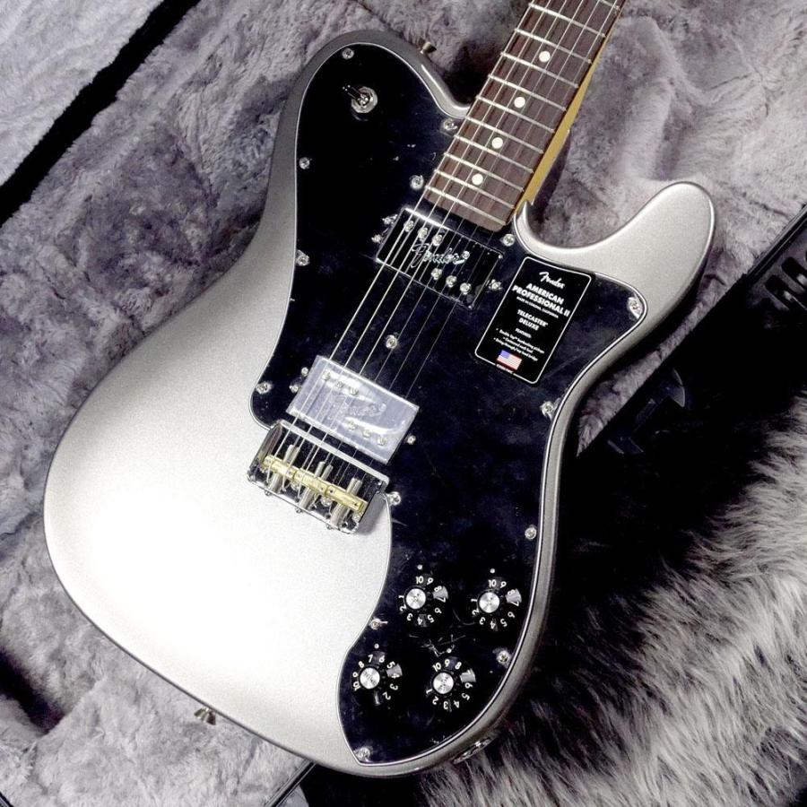 印象のデザイン Fender USA American Professional II Telecaster Deluxe Mercury/R エレキギター