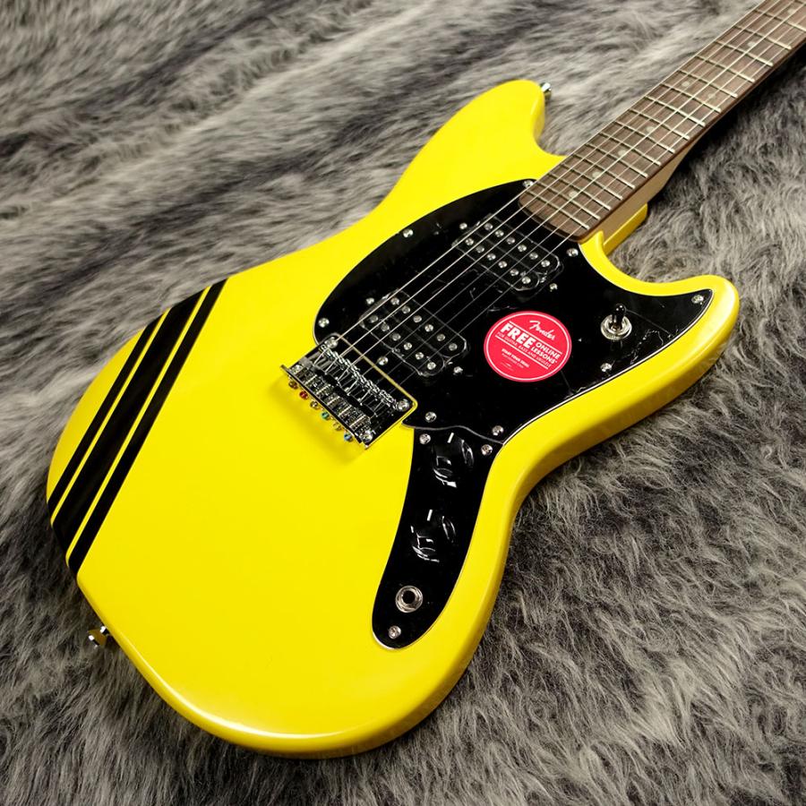 Squier Squier FSR Bullet Competition Mustang HH Graffiti Yellow