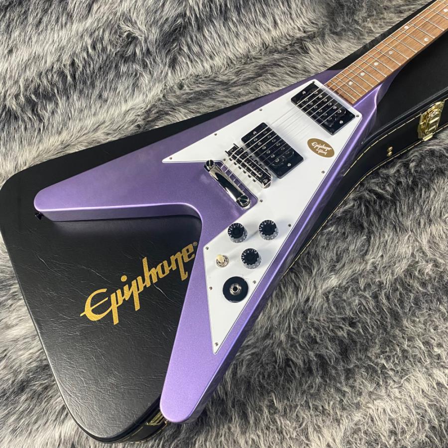 Epiphone Kirk Hammett 1979 Flying V Purple Metallic｜rockin｜02