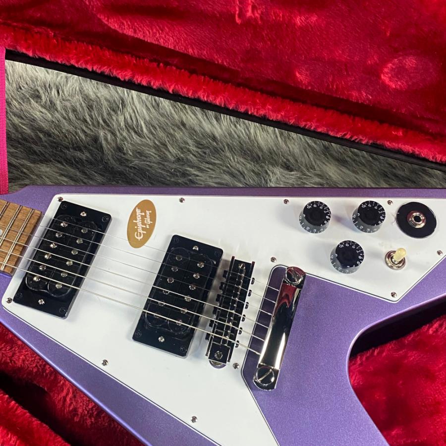Epiphone Kirk Hammett 1979 Flying V Purple Metallic｜rockin｜10