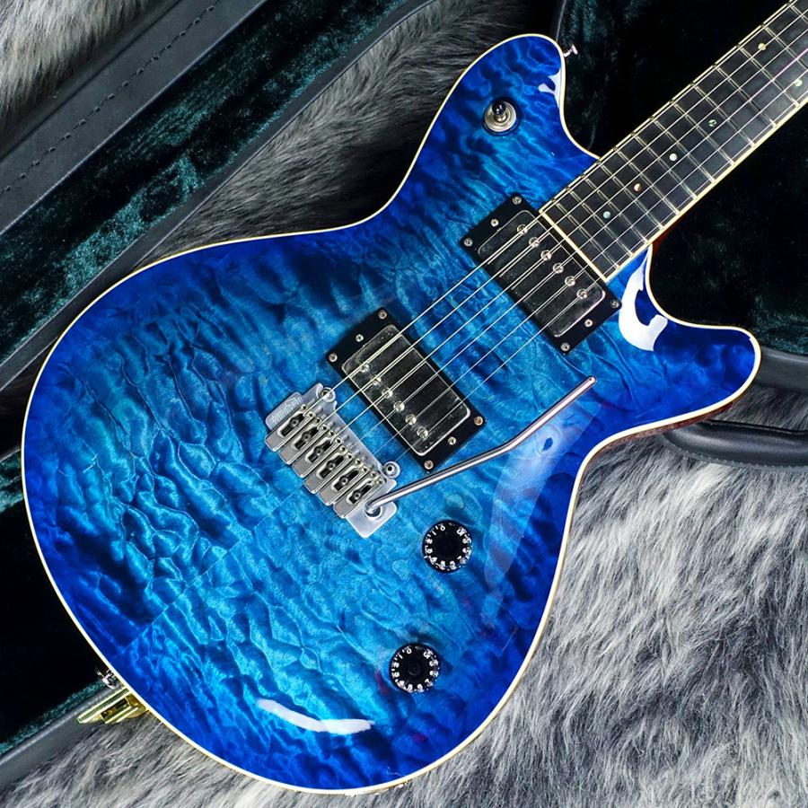 T's Guitars Arc-STD VS100N Quilt Trans Blue Burst : ロッキン