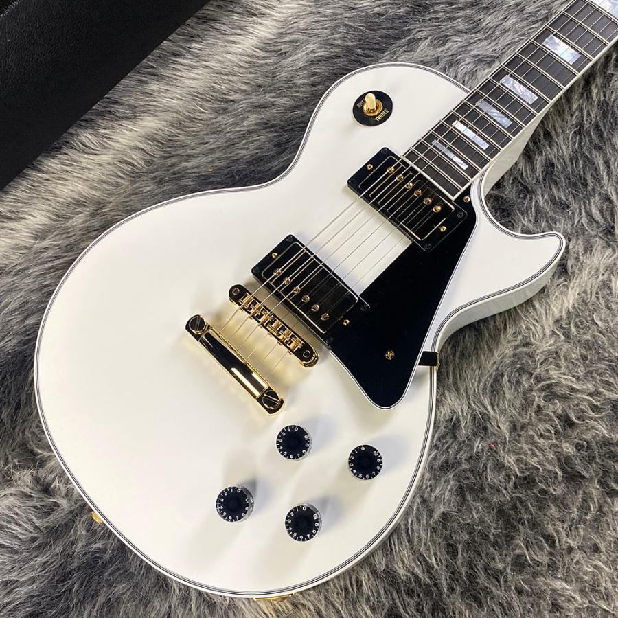 Les Paul Gibson Custom Shop w/Ebony Fingerboard Alpine White