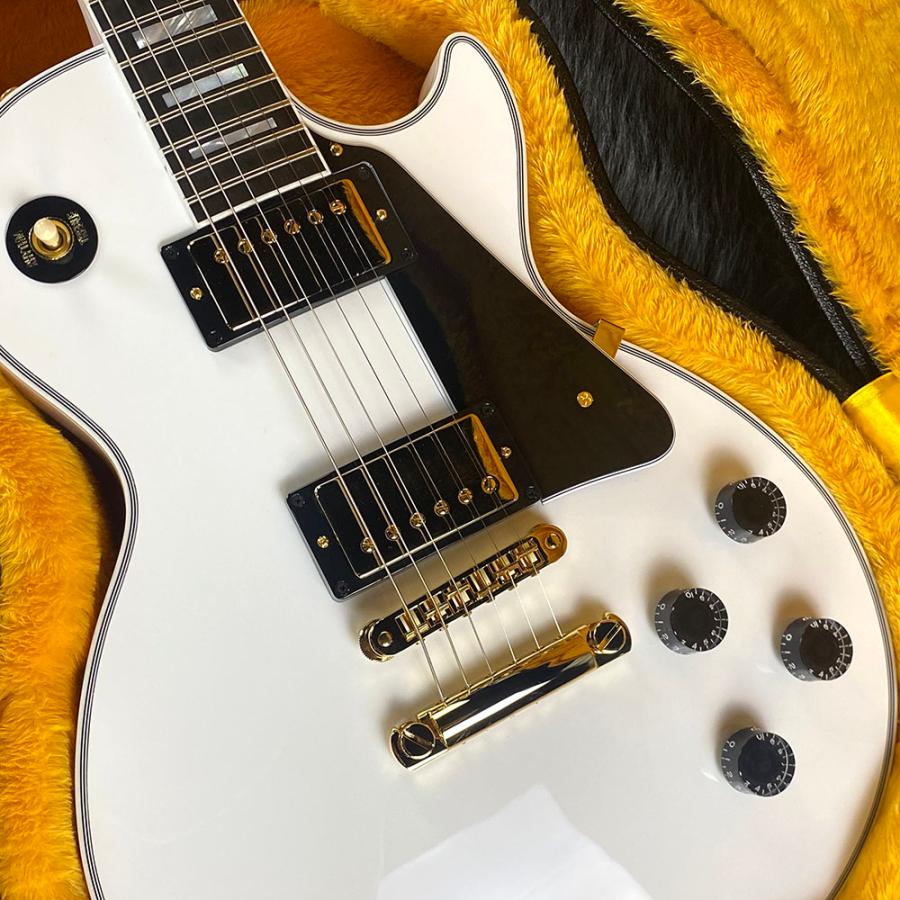 Les Paul Gibson Custom Shop w/Ebony Fingerboard Alpine White