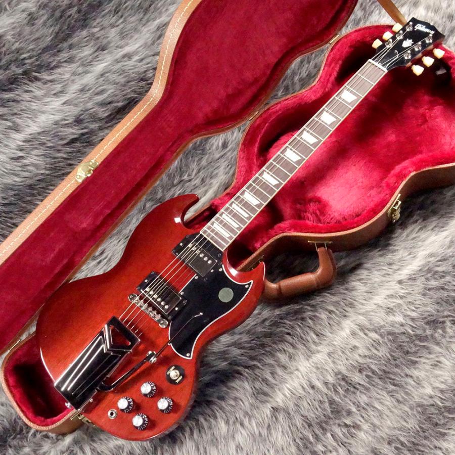 A7人気シール帳 Gibson SG Standard 61 Sideways Vibrola Vintage Cherry 【C2872332647】(103576円)