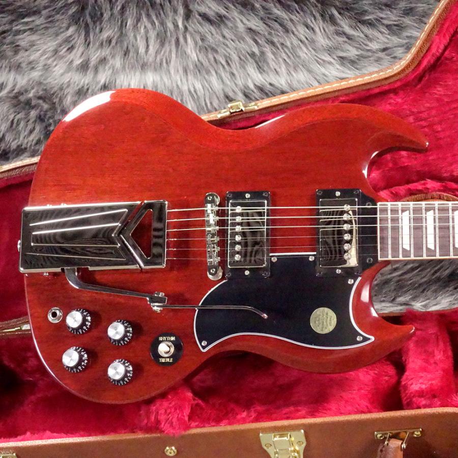 A7人気シール帳 Gibson SG Standard 61 Sideways Vibrola Vintage Cherry 【C2872332647】(103576円)