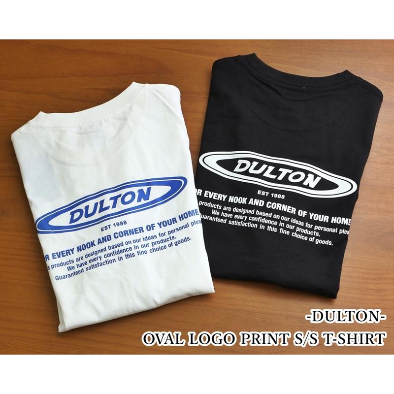 DULTON ダルトン Tシャツ 半袖 プリントTシャツ 厚手 ポケットTシャツ 胸ポケット付き バックプリント ブランドロゴ オーバルロゴ デザイン (18-t220474)｜rockingchair2822｜04