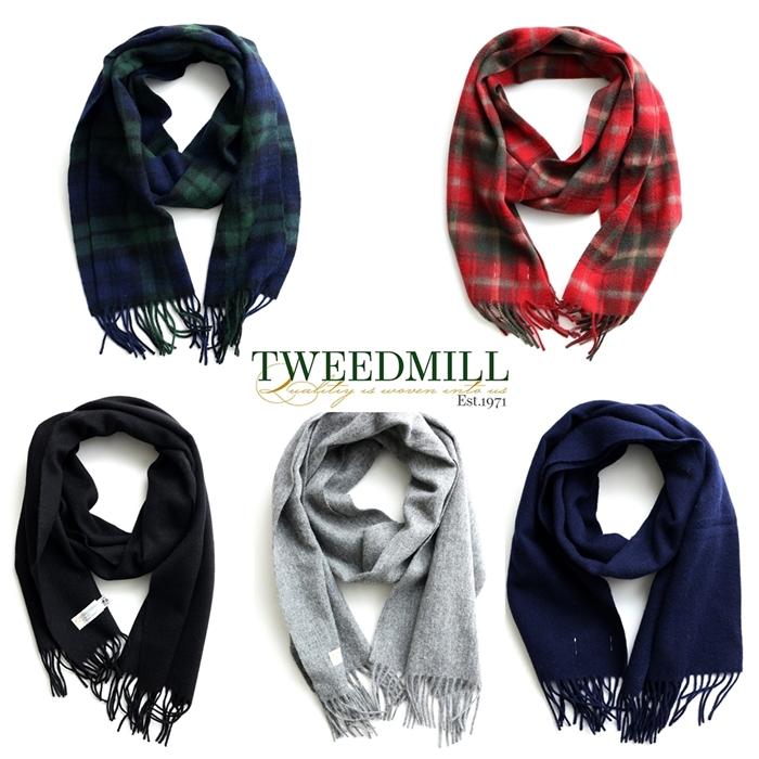 TWEED MILL（ツイードミル） マフラー ウール ラムウール スカーフ