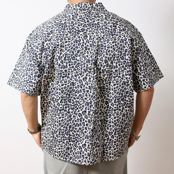 Revo. レヴォ 半袖シャツ レオパード柄 メンズ ユニセックス