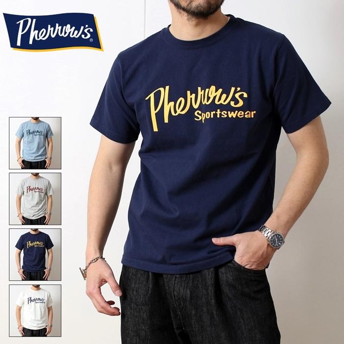 Pherrow's フェローズ Tシャツ 25S-PT1 半袖 プリントTシャツ