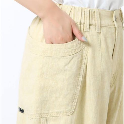 Cafetty カフェッティ リネンコクーンパンツ 春夏 体型カバー レディース 40代50代 大人カジュアル (39-cf0621)_5