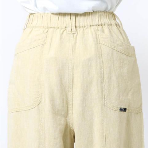 Cafetty カフェッティ リネンコクーンパンツ 春夏 体型カバー レディース 40代50代 大人カジュアル (39-cf0621)_6