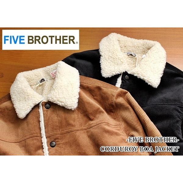 FIVE BROTHER ファイブブラザー コーデュロイ ボアジャケット ボア