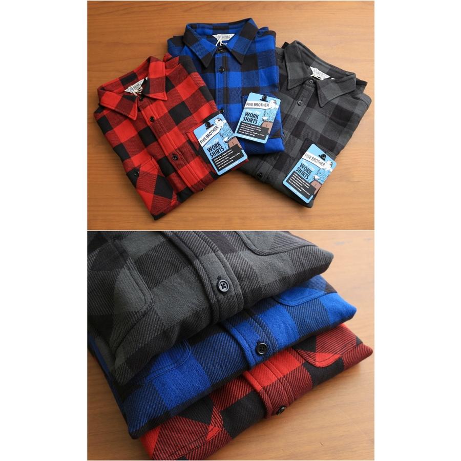 FIVEBROTHER ネルシャツ FIVE BROTHER ファイブブラザー ヘビー FIVEBROTHER ネルシャツ FIVE BROTHER ファイブブラザー ヘビー