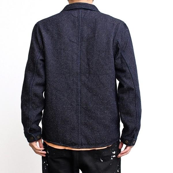 国際ブランド Blue Japan ジャパンブルージーンズ 日本製 カバーオール デニムツイード ジャパンブルージーンズ Jeans 62 J ツイードデニム 羽織 アウター ジャケット 日本製 ブランド メンズ カバーオール デニムツイード ジャケット Luissilva Es