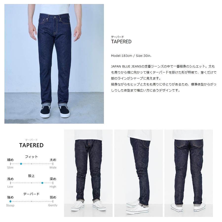 JAPAN BLUE JEANS ジャパンブルージーンズ CIRCLE サークル J214 テーパード 14oz ブラックデニムセルヴィッチ スリム 日本製 アメカジ (62-jbje12143a)｜rockingchair2822｜16