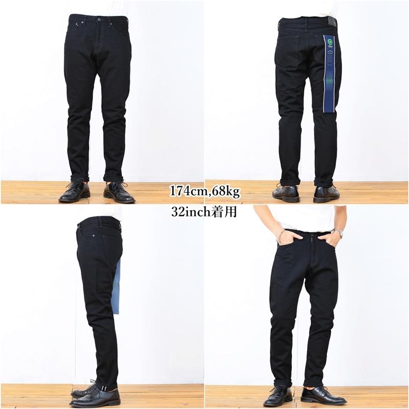 JAPAN BLUE JEANS ジャパンブルージーンズ CIRCLE サークル J214 テーパード 14oz ブラックデニムセルヴィッチ スリム 日本製 アメカジ (62-jbje12143a)｜rockingchair2822｜07