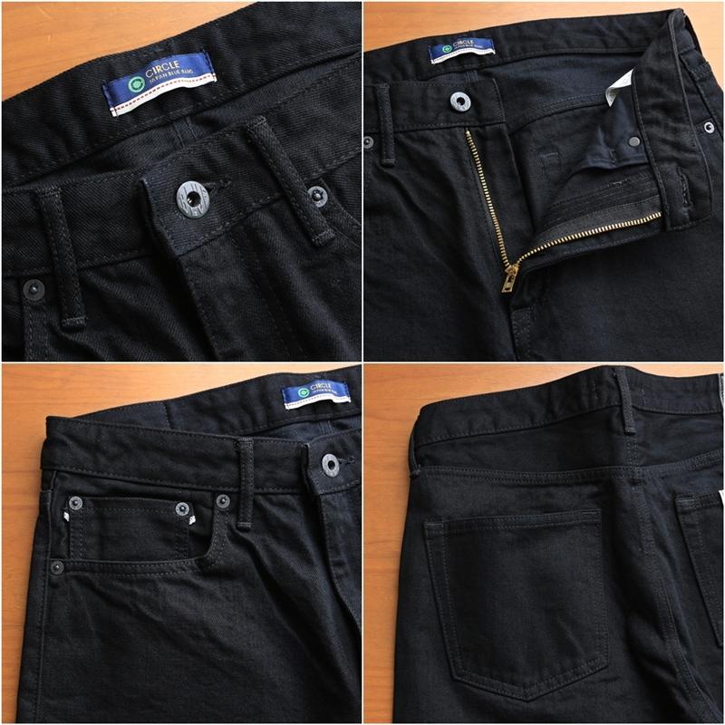 JAPAN BLUE JEANS ジャパンブルージーンズ CIRCLE サークル J214 テーパード 14oz ブラックデニムセルヴィッチ スリム 日本製 アメカジ (62-jbje12143a)｜rockingchair2822｜11