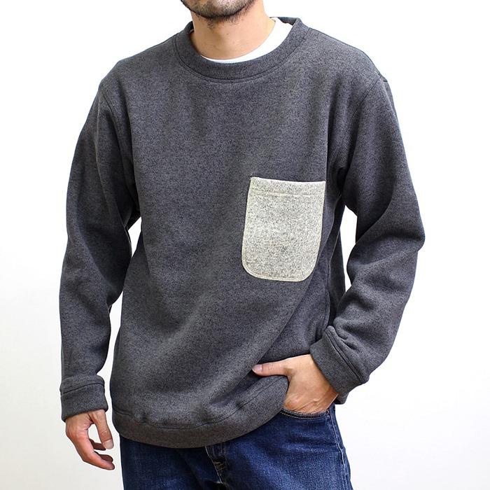 Rokx ロックス フリース セーター THE GOOSE SWEATER グースセーター ブランド ポーラテックサーマルプロ 裏起毛 トレーナー ポケット付き (66-rxmf224003)｜rockingchair2822｜07