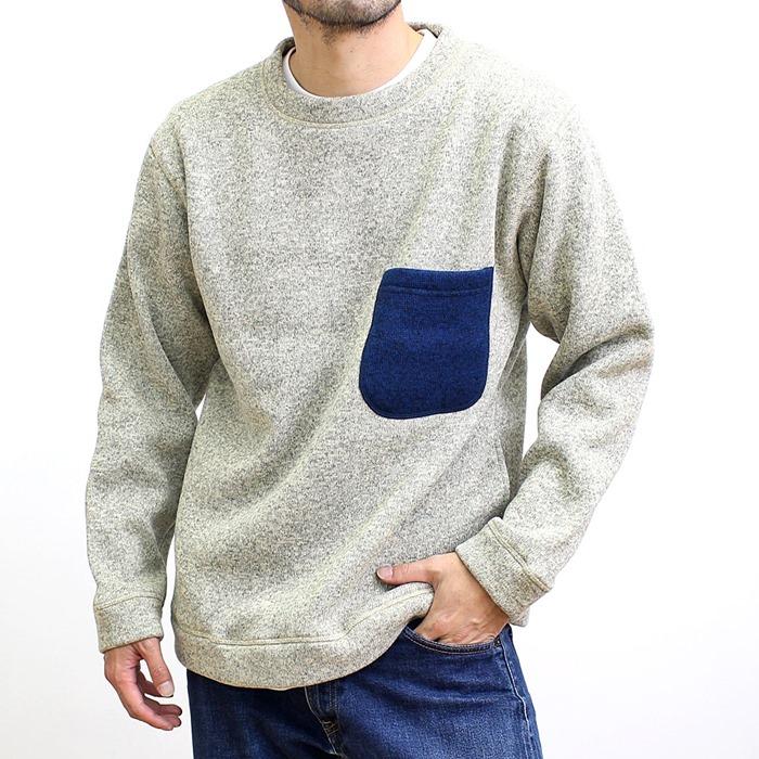 Rokx ロックス フリース セーター THE GOOSE SWEATER グースセーター ブランド ポーラテックサーマルプロ 裏起毛 トレーナー ポケット付き (66-rxmf224003)｜rockingchair2822｜09