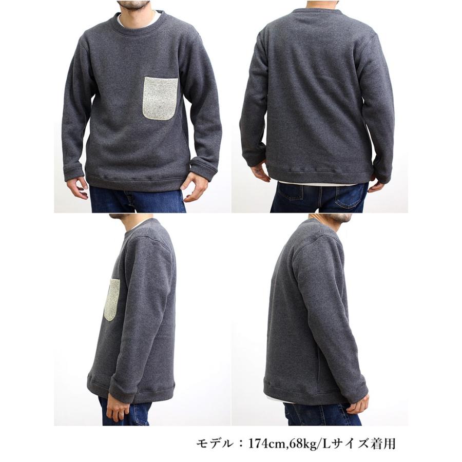 Rokx ロックス フリース セーター THE GOOSE SWEATER グースセーター ブランド ポーラテックサーマルプロ 裏起毛 トレーナー ポケット付き (66-rxmf224003)｜rockingchair2822｜12