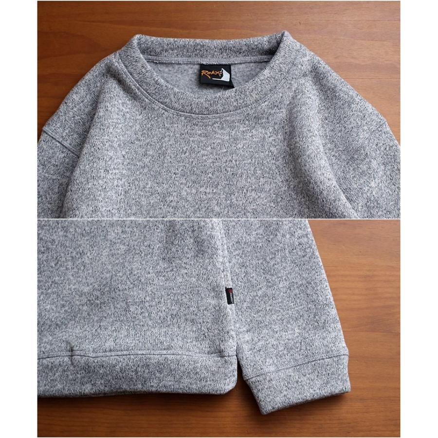 Rokx ロックス フリース セーター THE GOOSE SWEATER グースセーター ブランド ポーラテックサーマルプロ 裏起毛 トレーナー ポケット付き (66-rxmf224003)｜rockingchair2822｜13