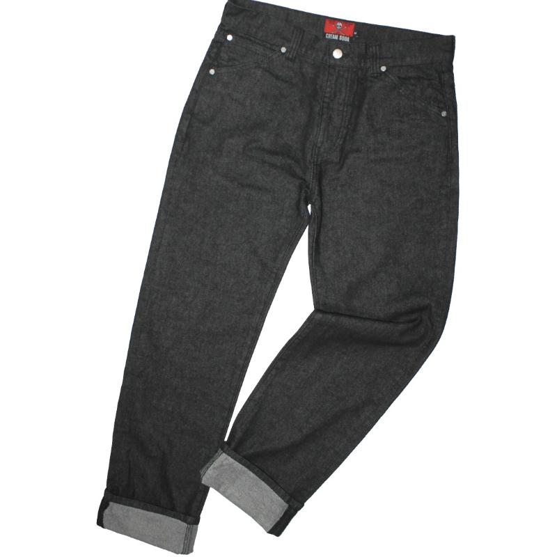 クリームソーダ（CREAM SODA） CS デニムパンツBLACK DENIM CREAM SODA