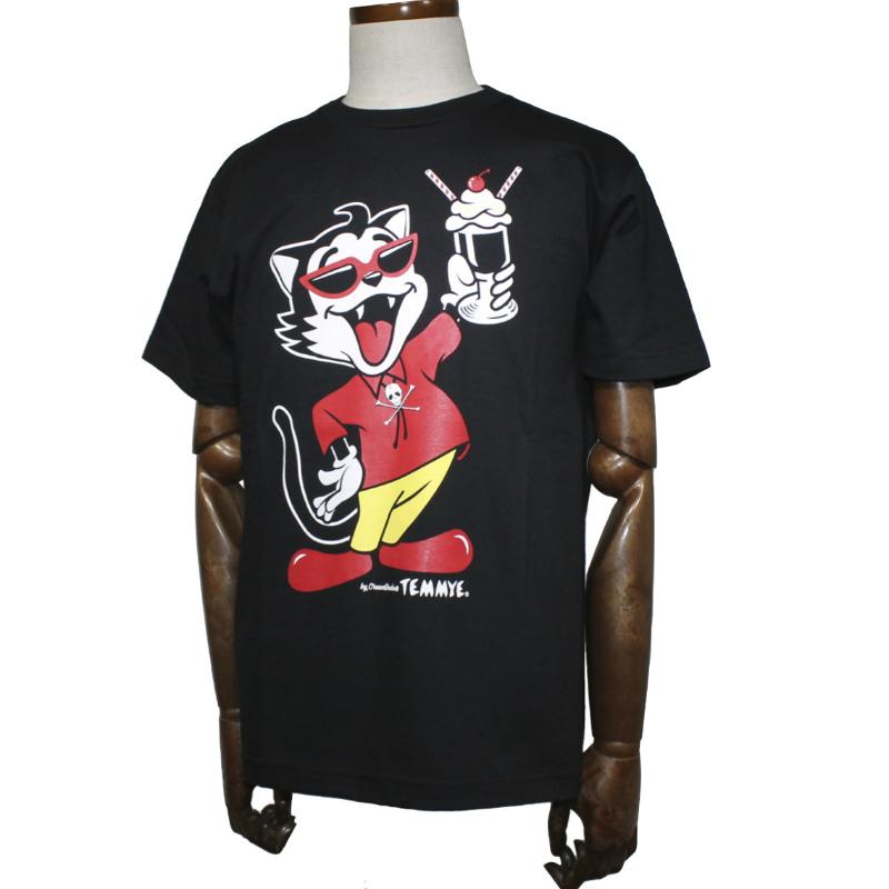 クリームソーダ（CREAM SODA） TE CHEERS Tシャツ ブラック : ROCKIN