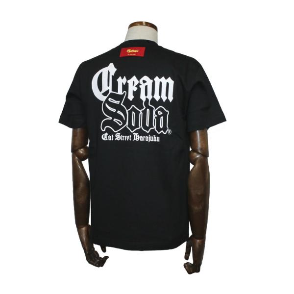 クリームソーダ（CREAM SODA） CSクロヒョウTシャツ ブラック : ROCKIN