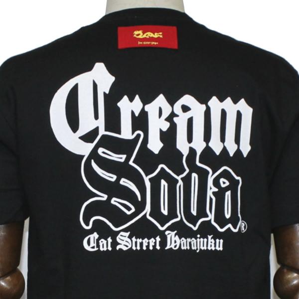 クリームソーダ（CREAM SODA） CSクロヒョウTシャツ ブラック : ROCKIN