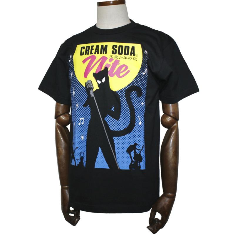 circle shirt シャツ　ナゴンスタンス　ソーダ　Soda クリームソーダ（CREAM SODA） CS クリームソーダナイトTシャツ
