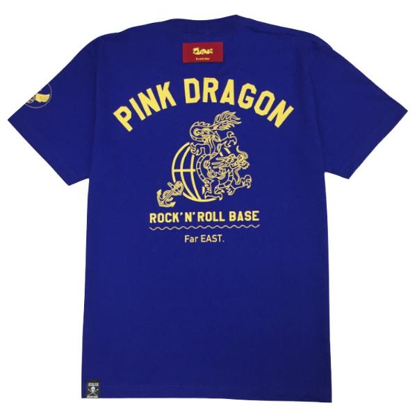 クリームソーダ CS R＆R BASE Tシャツ ブルー/イエロー CREAM SODA 