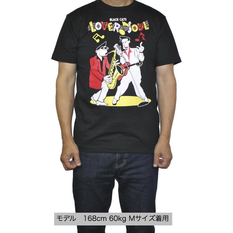 クリームソーダ（CREAM SODA） CS LOVER SOUL Tシャツ ブラック