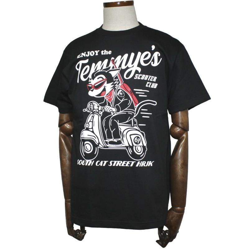 クリームソーダ（CREAM SODA） TE スクータークラブTシャツ ブラック