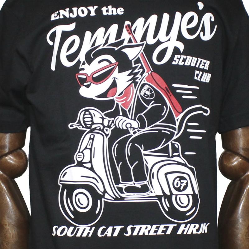 クリームソーダ（CREAM SODA） TE スクータークラブTシャツ ブラック