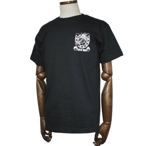 クリームソーダ（CREAM SODA） CS R&R STALLION Tシャツ ブラック