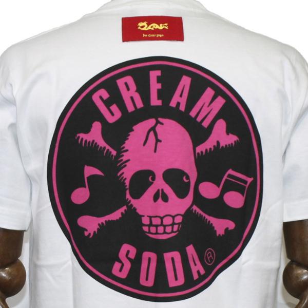 クリームソーダ   CSレコードマットＴシャツ　ブラック/ホワイト　CREAM SODA｜rockinkojima-ya｜04