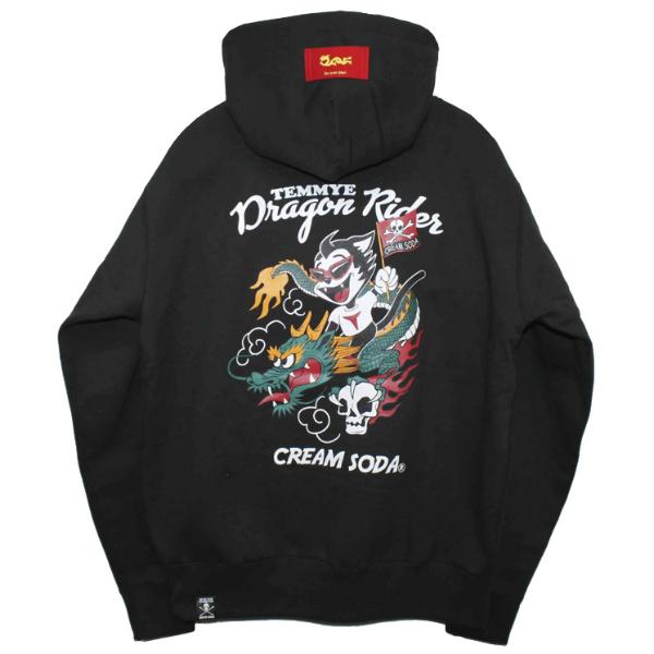クリームソーダ クリームソーダ TE DRAGON RIDERジップパーカー クリームソーダ クリームソーダ TE DRAGON RIDERジップパーカー